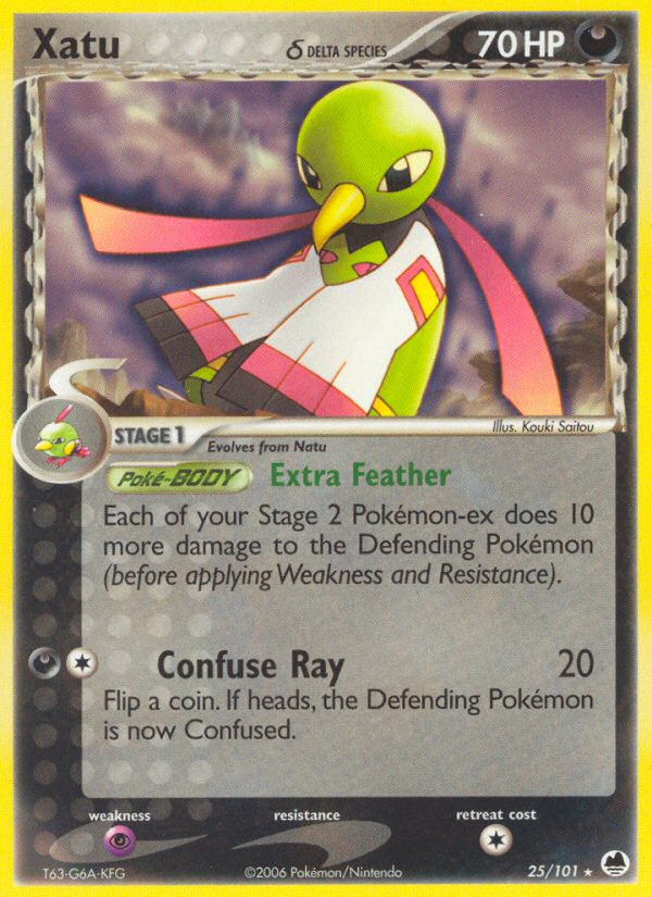 Xatu (25/101) (Delta Species) [EX: Dragon Frontiers] | Eastridge Sports Cards & Games