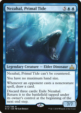 Nezahal, Primal Tide [Rivals of Ixalan] | Eastridge Sports Cards & Games