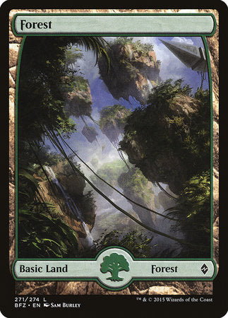 Forest (271) - Full Art [Battle for Zendikar] | Eastridge Sports Cards & Games