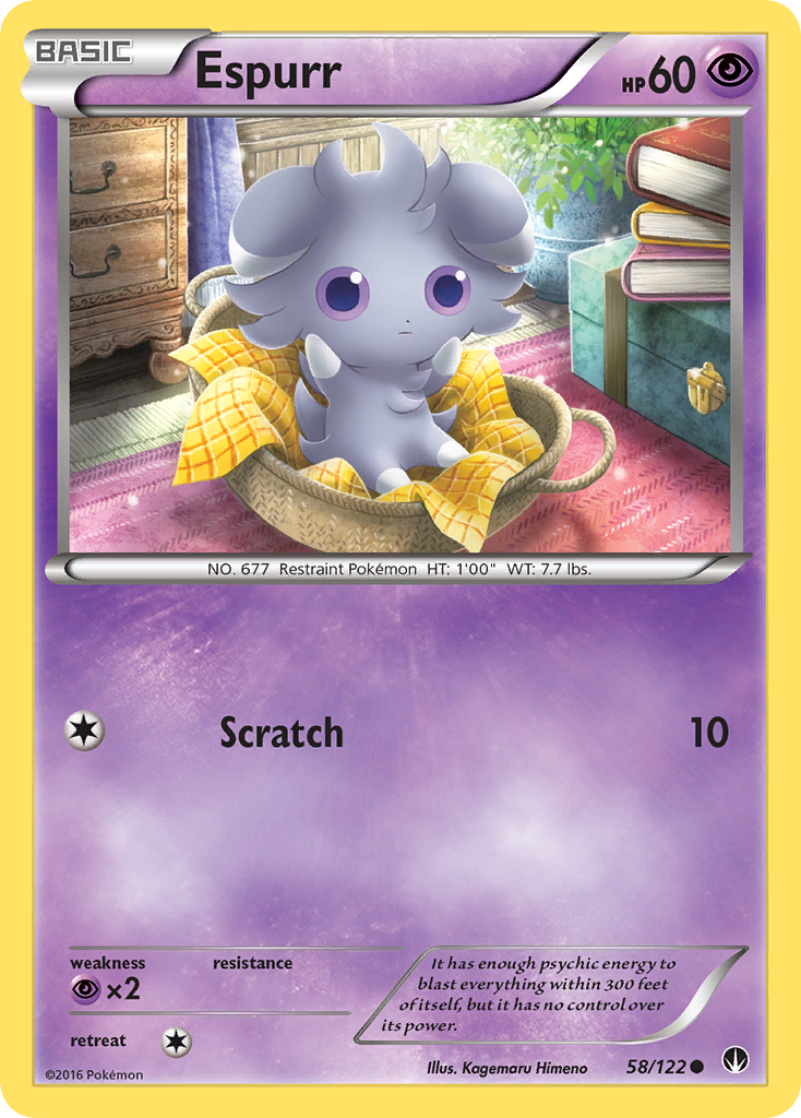 Espurr (58/122) [XY: BREAKpoint] | Eastridge Sports Cards & Games