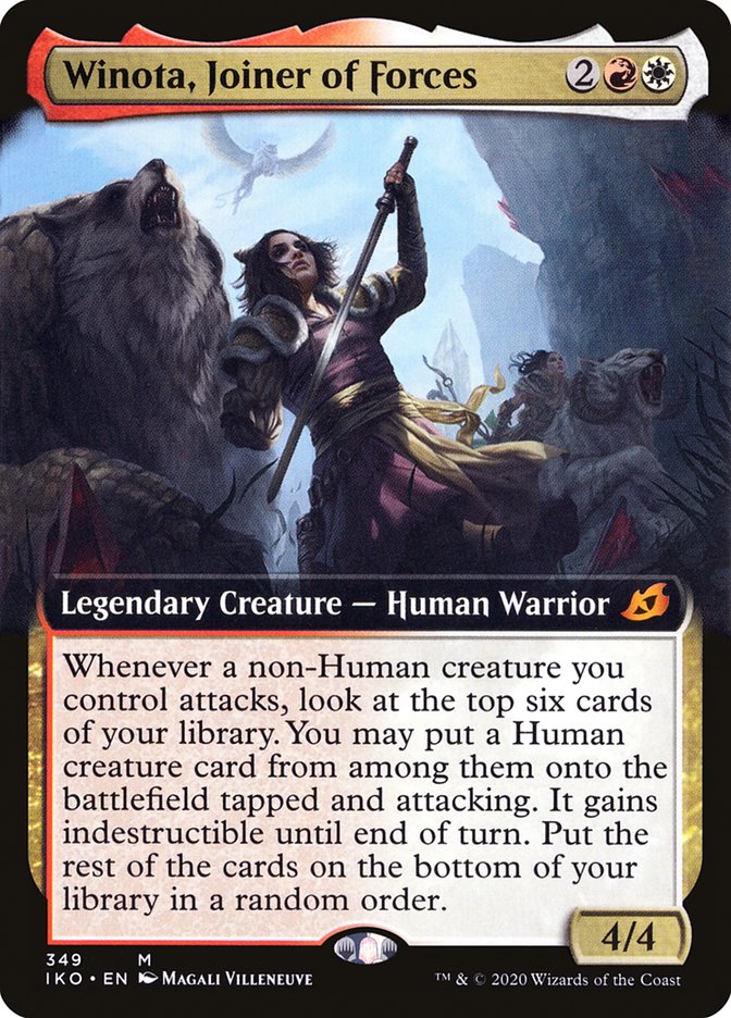 Winota, Joiner of Forces (Extended Art) [Ikoria: Lair of Behemoths] | Eastridge Sports Cards & Games