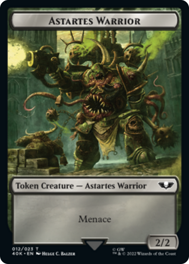 Astartes Warrior // Plaguebearer of Nurgle [Universes Beyond: Warhammer 40,000 Tokens] | Eastridge Sports Cards & Games