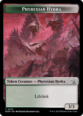 Elemental (9) // Phyrexian Hydra (12) Double-Sided Token [March of the Machine Tokens] | Eastridge Sports Cards & Games