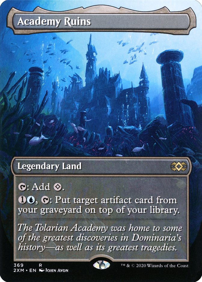 Academy Ruins (Borderless) [Double Masters] | Eastridge Sports Cards & Games