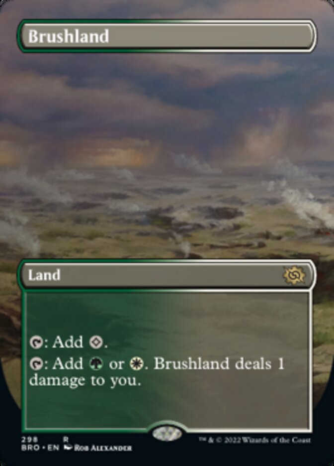 Brushland (Borderless Alternate Art) [The Brothers' War] | Eastridge Sports Cards & Games