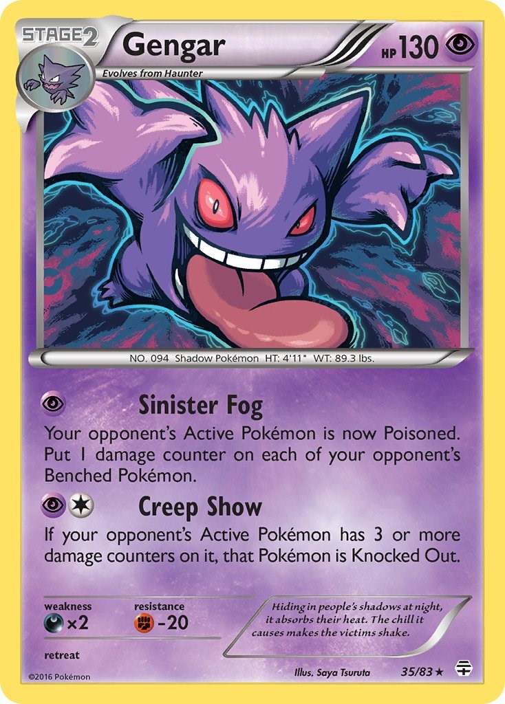Gengar (35/83) (Cosmos Holo) [XY: Generations] | Eastridge Sports Cards & Games