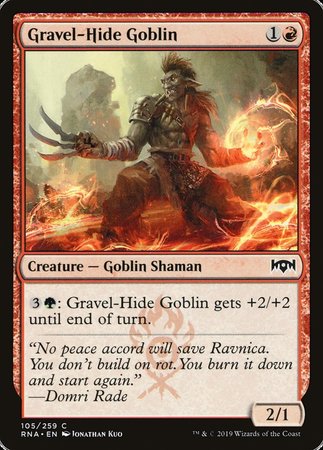 Gravel-Hide Goblin [Ravnica Allegiance] | Eastridge Sports Cards & Games