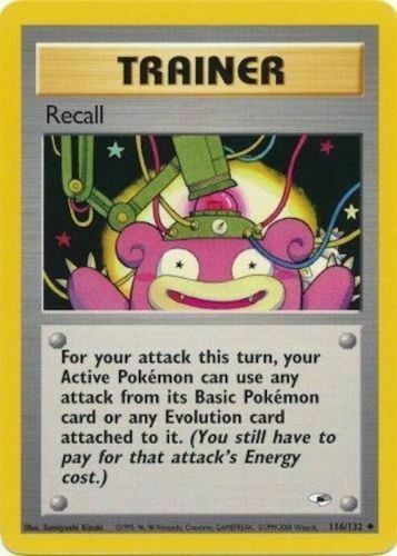 Recall (116/132) [Gym Heroes Unlimited] | Eastridge Sports Cards & Games