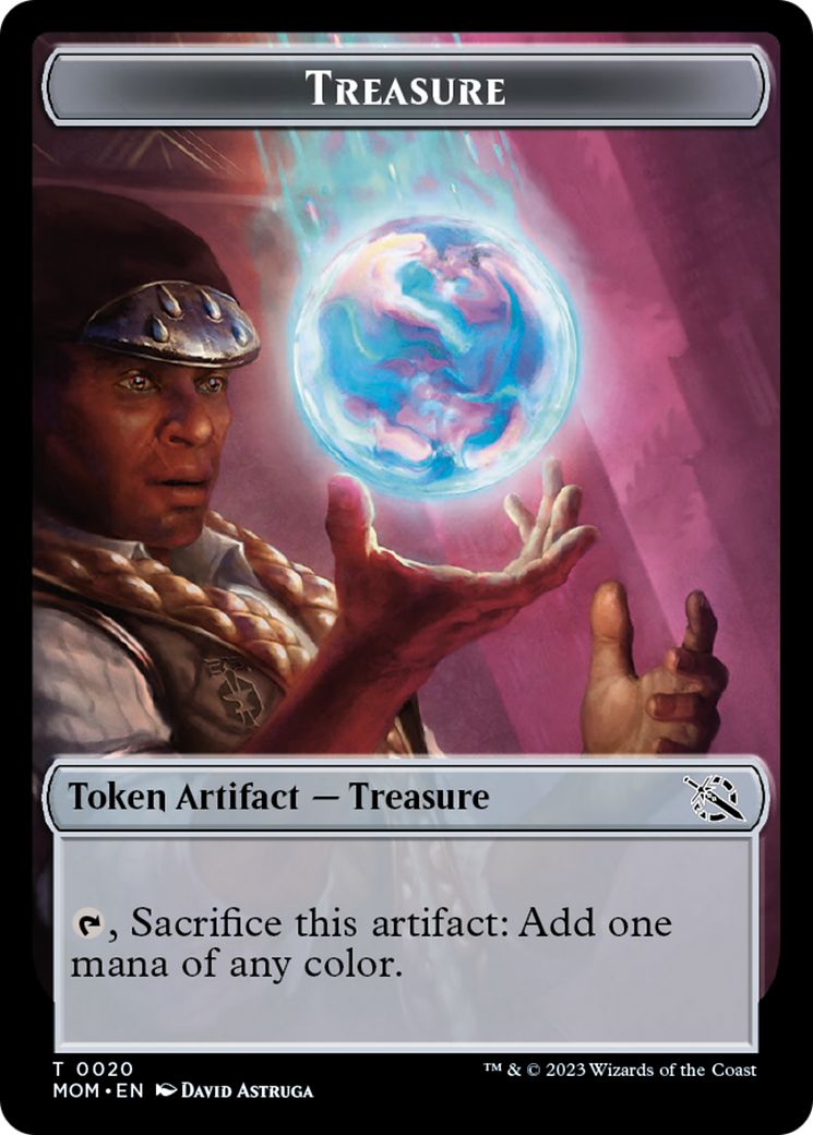 Spirt (9) // Treasure Double-Sided Token [March of the Machine Commander Tokens] | Eastridge Sports Cards & Games