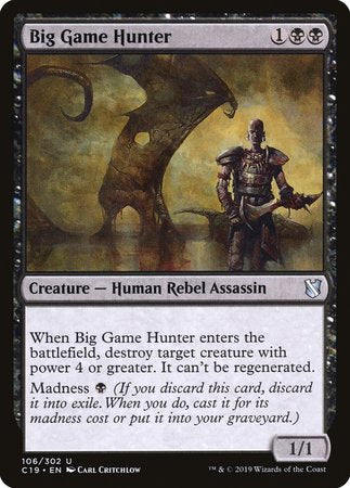 Big Game Hunter [Commander 2019] | Eastridge Sports Cards & Games