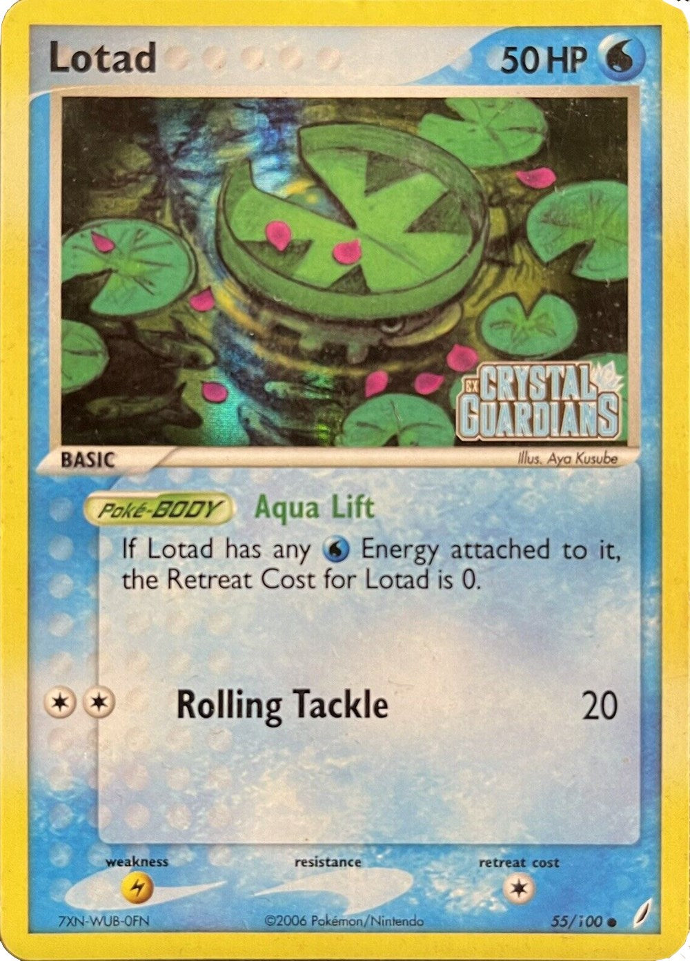 Lotad (055/100) (Theme Deck Exclusive) [EX: Crystal Guardians] | Eastridge Sports Cards & Games