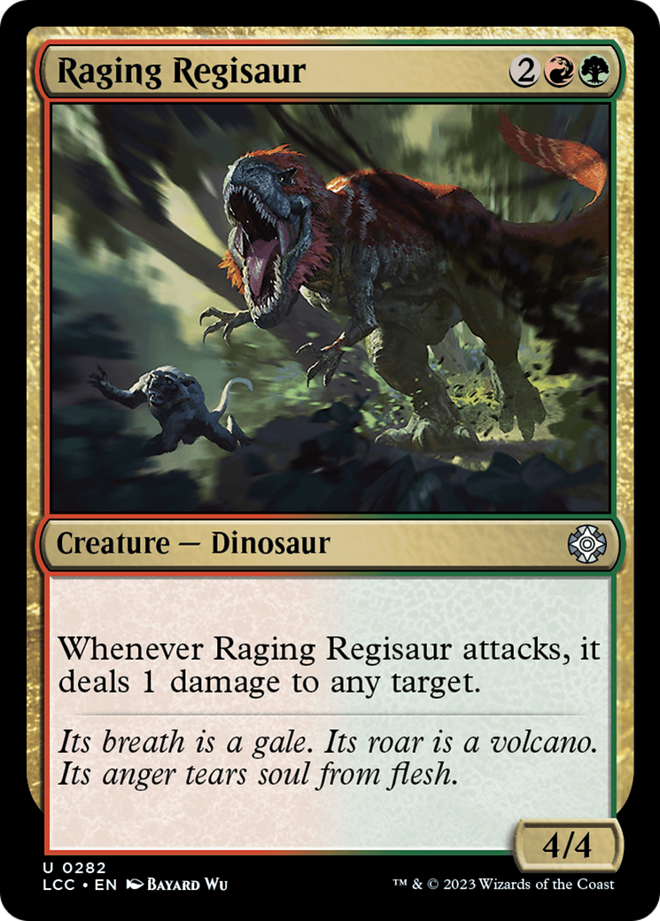 Raging Regisaur [The Lost Caverns of Ixalan Commander] | Eastridge Sports Cards & Games
