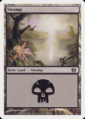 Swamp (341) [Eighth Edition] | Eastridge Sports Cards & Games