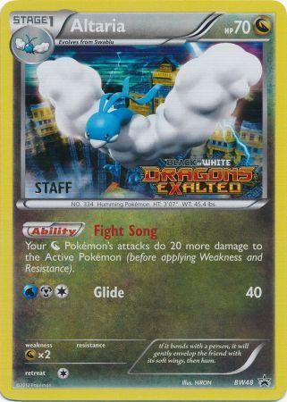 Altaria (BW48) (Staff Prerelease Promo) [Black & White: Black Star Promos] | Eastridge Sports Cards & Games