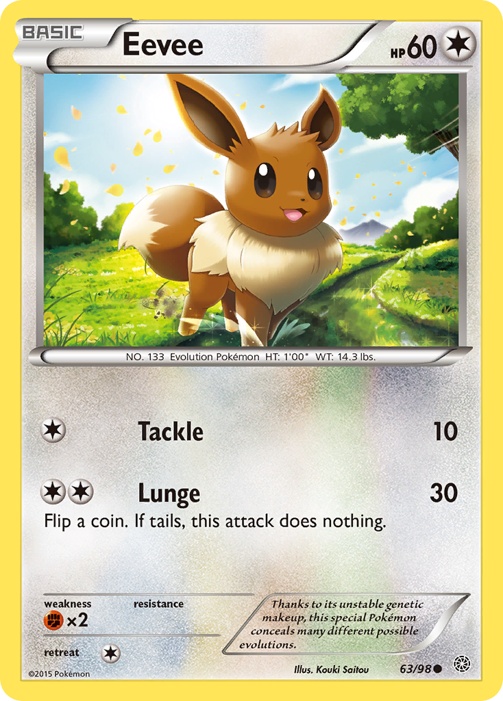 Eevee (63/98) [XY: Ancient Origins] | Eastridge Sports Cards & Games