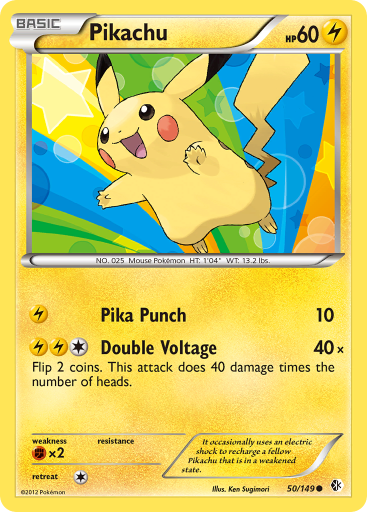 Pikachu (50/149) [Black & White: Boundaries Crossed] | Eastridge Sports Cards & Games