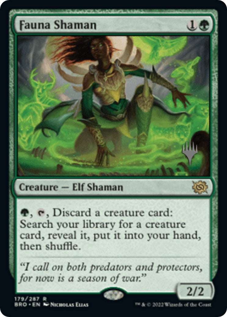 Fauna Shaman (Promo Pack) [The Brothers' War Promos] | Eastridge Sports Cards & Games
