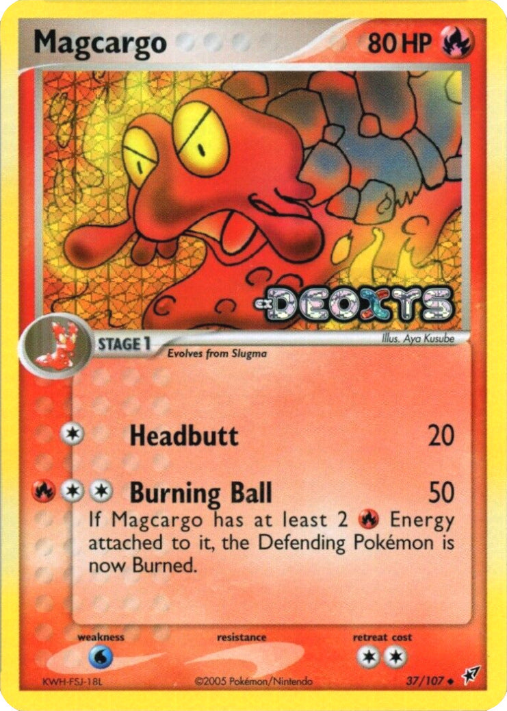 Magcargo (37/107) (Stamped) [EX: Deoxys] | Eastridge Sports Cards & Games