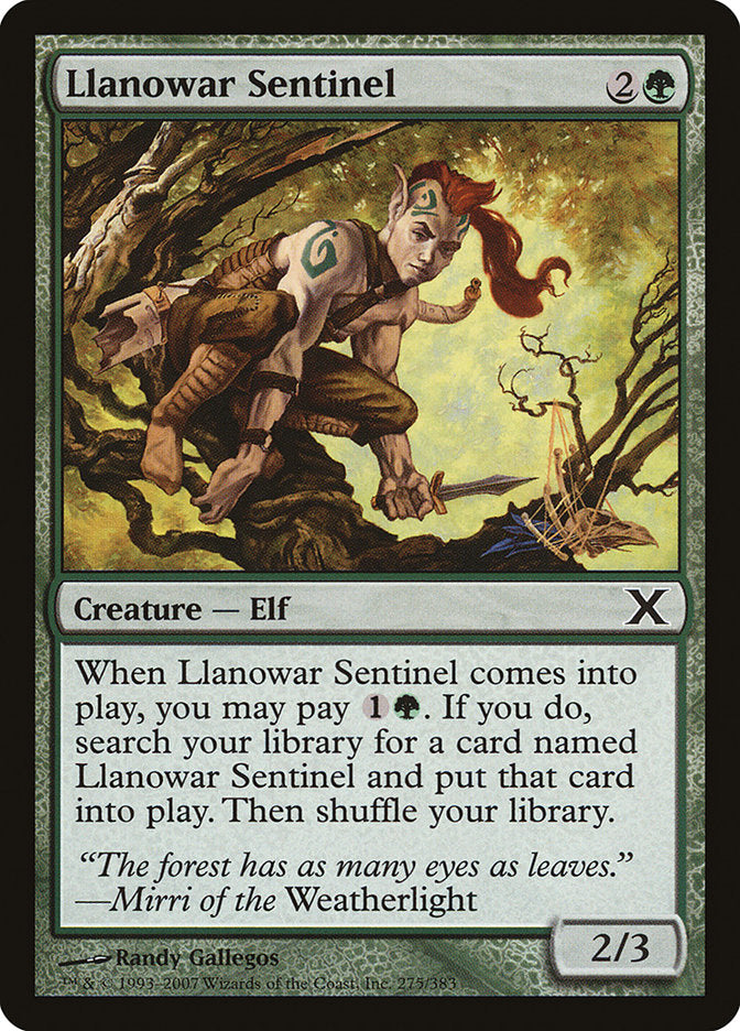 Llanowar Sentinel [Tenth Edition] | Eastridge Sports Cards & Games