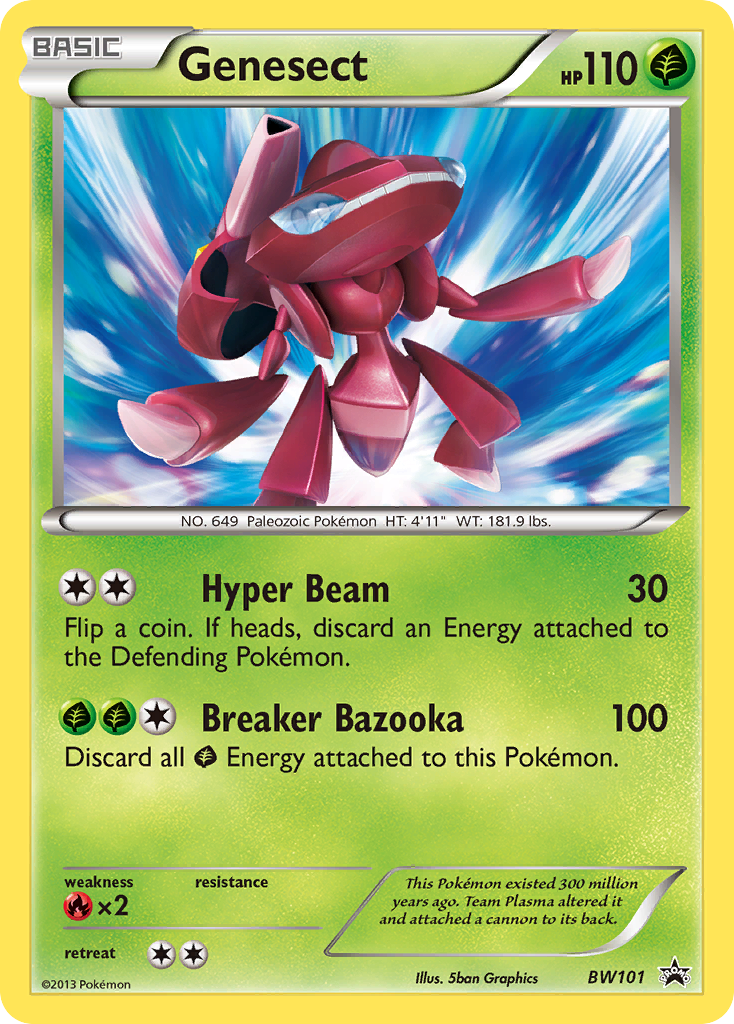 Genesect (BW101) [Black & White: Black Star Promos] | Eastridge Sports Cards & Games