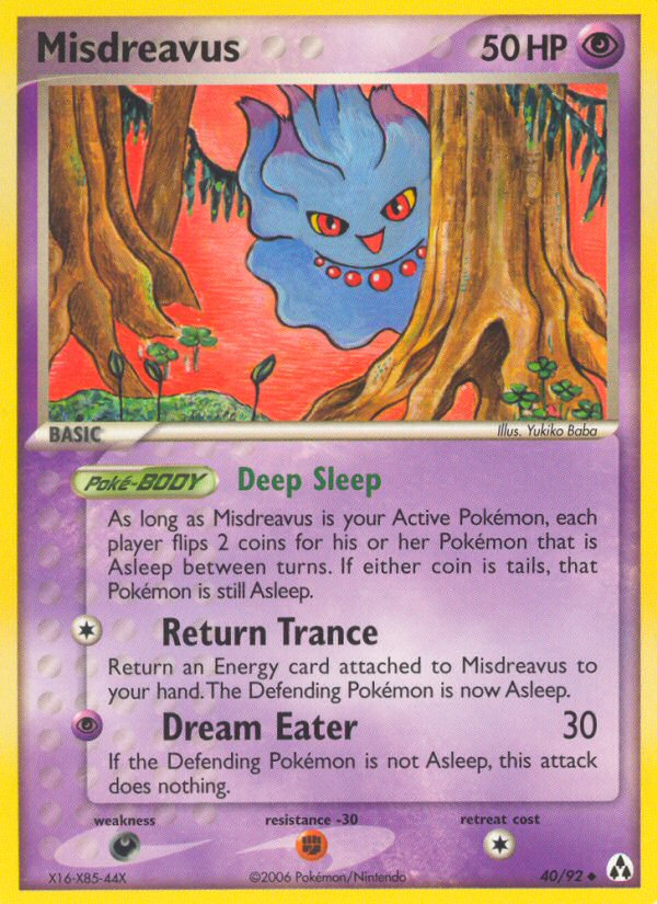 Misdreavus (40/92) [EX: Legend Maker] | Eastridge Sports Cards & Games