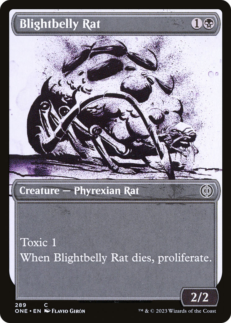 Blightbelly Rat (Showcase Ichor) [Phyrexia: All Will Be One] | Eastridge Sports Cards & Games