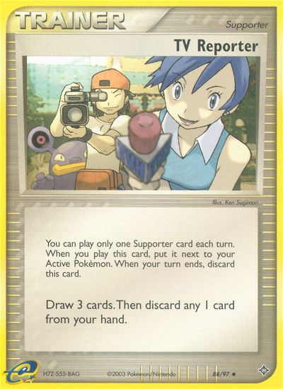 TV Reporter (88/97) [EX: Dragon] | Eastridge Sports Cards & Games