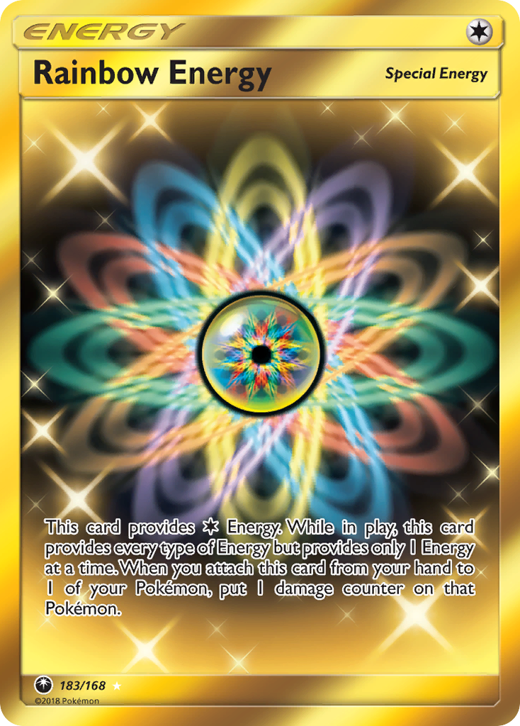 Rainbow Energy (183/168) [Sun & Moon: Celestial Storm] | Eastridge Sports Cards & Games