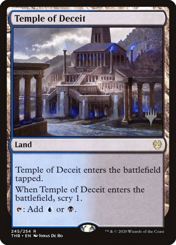 Temple of Deceit (Promo Pack) [Theros Beyond Death Promos] | Eastridge Sports Cards & Games