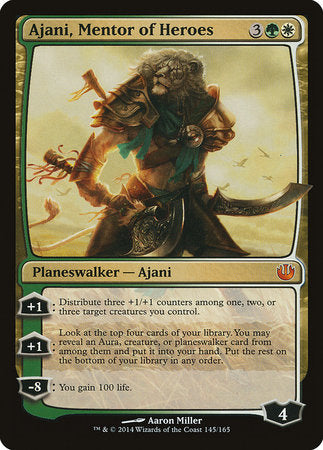 Ajani, Mentor of Heroes [Journey into Nyx] | Eastridge Sports Cards & Games