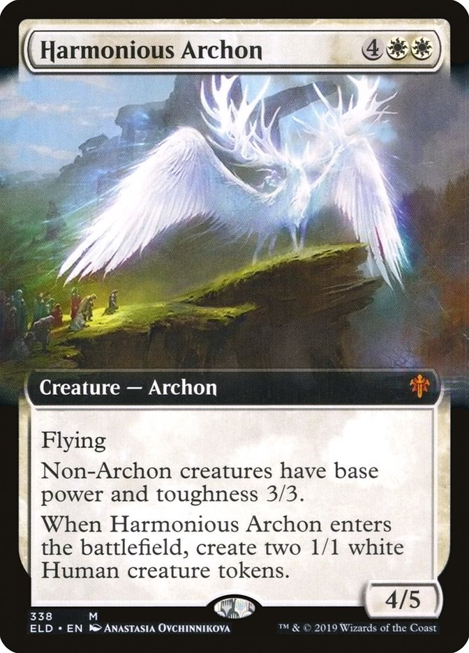 Harmonious Archon (Extended Art) [Throne of Eldraine] | Eastridge Sports Cards & Games