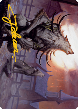 Lord of the Ulvenwald Art Card (Gold-Stamped Signature) [Innistrad: Midnight Hunt Art Series] | Eastridge Sports Cards & Games