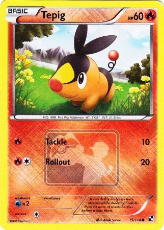 Tepig (15/114) (League Promo) [Black & White: Base Set] | Eastridge Sports Cards & Games