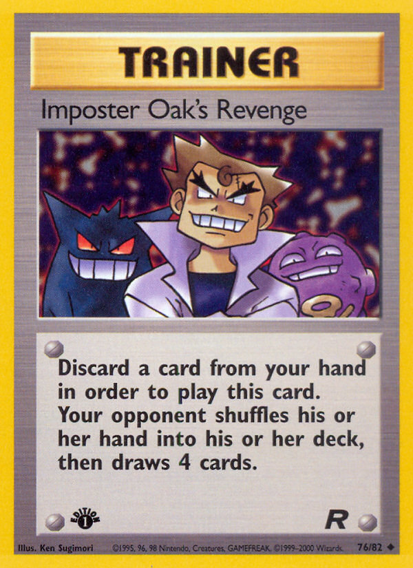 Imposter Oak's Revenge (76/82) [Team Rocket 1st Edition] | Eastridge Sports Cards & Games