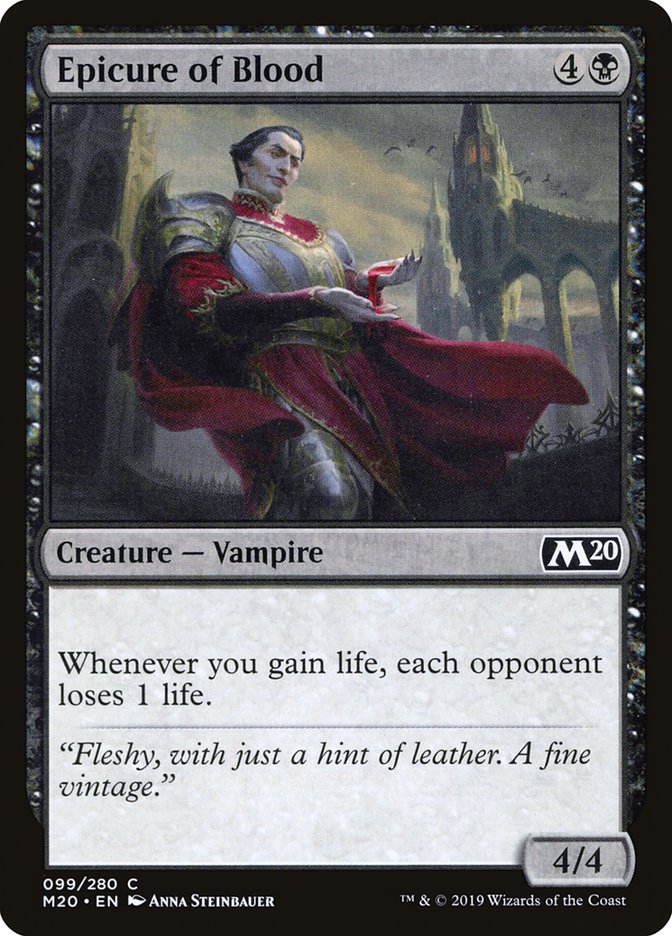 Epicure of Blood [Core Set 2020] | Eastridge Sports Cards & Games