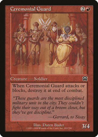 Ceremonial Guard [Mercadian Masques] | Eastridge Sports Cards & Games
