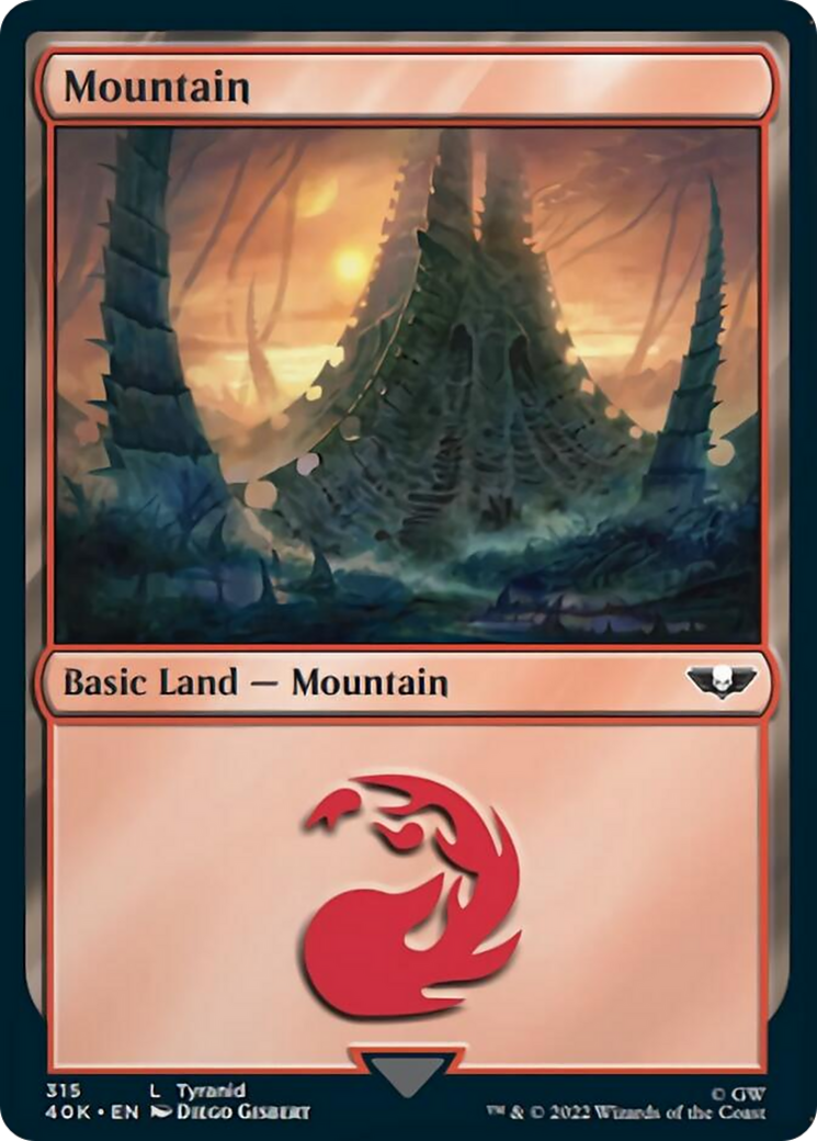 Mountain (315) [Universes Beyond: Warhammer 40,000] | Eastridge Sports Cards & Games