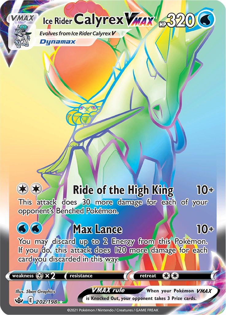 Ice Rider Calyrex VMAX (202/198) [Sword & Shield: Chilling Reign] | Eastridge Sports Cards & Games