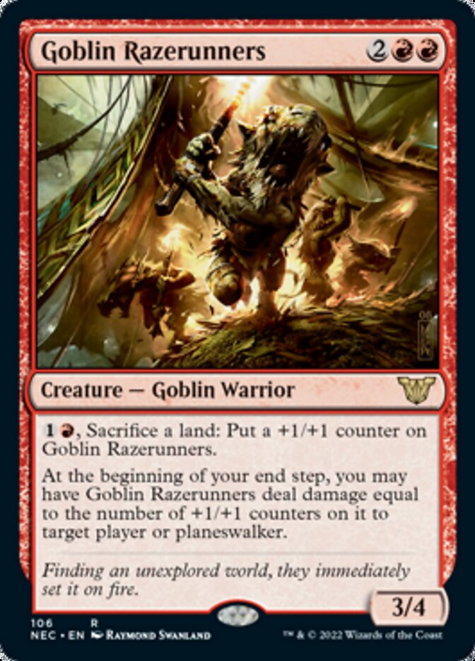 Goblin Razerunners [Kamigawa: Neon Dynasty Commander] | Eastridge Sports Cards & Games
