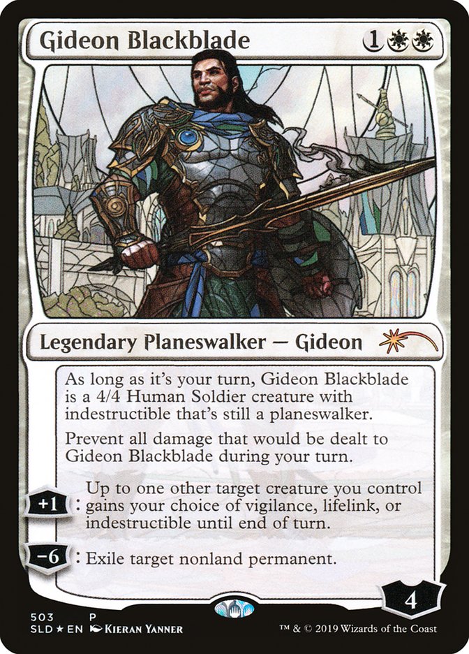 Gideon Blackblade (Stained Glass) [Secret Lair Drop Promos] | Eastridge Sports Cards & Games