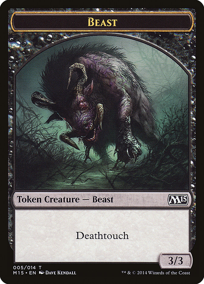 Beast (005/014) [Magic 2015 Tokens] | Eastridge Sports Cards & Games