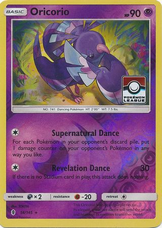 Oricorio (56/145) (League Promo) [Sun & Moon: Guardians Rising] | Eastridge Sports Cards & Games