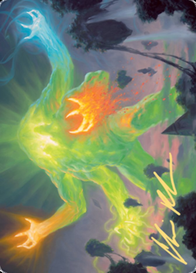 Omnath, Locus of Creation Art Card (Gold-Stamped Signature) [Zendikar Rising Art Series] | Eastridge Sports Cards & Games