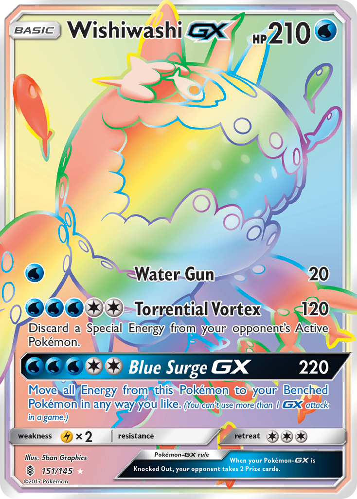 Wishiwashi GX (151/145) [Sun & Moon: Guardians Rising] | Eastridge Sports Cards & Games