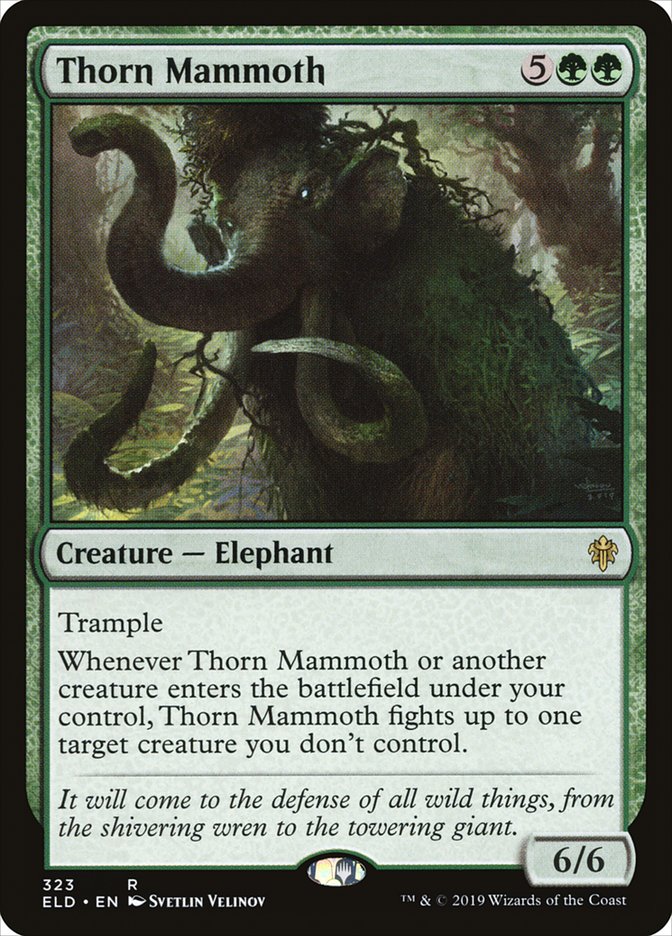 Thorn Mammoth [Throne of Eldraine] | Eastridge Sports Cards & Games