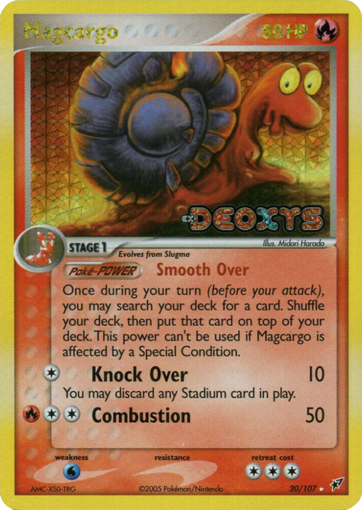 Magcargo (20/107) (Stamped) [EX: Deoxys] | Eastridge Sports Cards & Games
