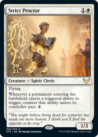 Strict Proctor [Strixhaven: School of Mages Prerelease Promos] | Eastridge Sports Cards & Games