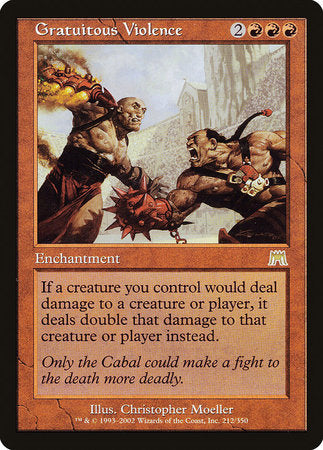 Gratuitous Violence [Onslaught] | Eastridge Sports Cards & Games