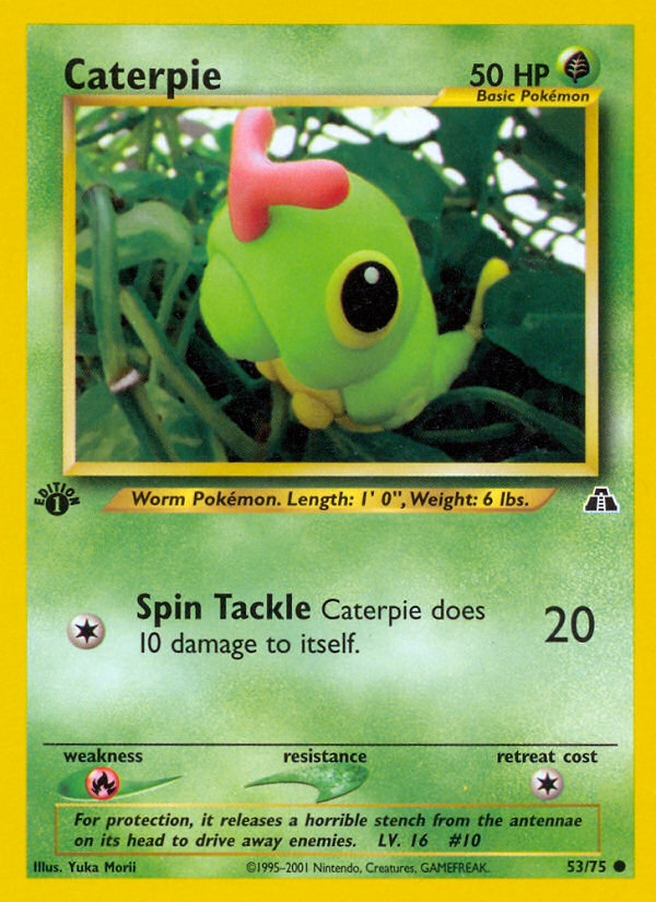 Caterpie (53/75) [Neo Discovery 1st Edition] | Eastridge Sports Cards & Games