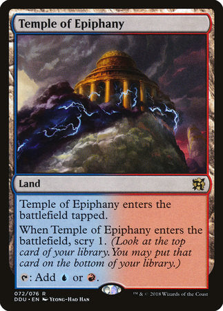 Temple of Epiphany [Duel Decks: Elves vs. Inventors] | Eastridge Sports Cards & Games